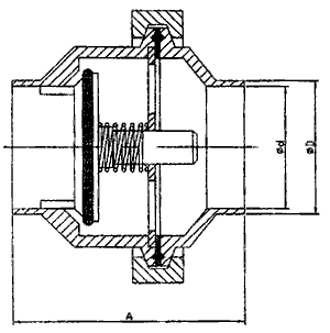 SMS CHECK VALVE WELD END